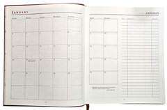 Sundial 2026 Weekly & Monthly Planner Calendar, Jan-Dec, 7.5″x 9″ in – red
