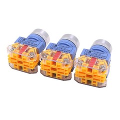 Push Switch Button Momentary/Latching Flat Button Red Green Yellow Black White