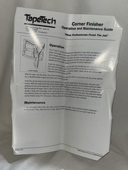TapeTech 3″ Corner Finisher (Model 45TT / Part 136201) *Excellent Condition*