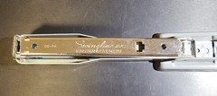 Vintage Swingline 444 Dark/Light Grey Stapler Metal Made in USA Mid Centrury