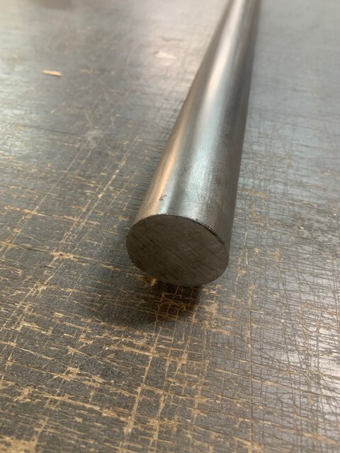 1.25″ Diameter x 24″ Long 1018 Cold Rolled Steel Round Bar, Rod