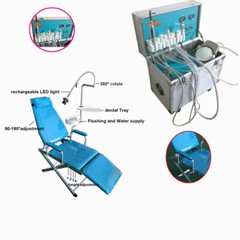 Portable Mobile Dental Delivery Unit System Cart Treatment Compressor / Chair 4H