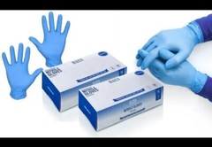 1000 L Blue Nitrile Gloves Disposable Protective Premium No Powder/Latex BLUZEN