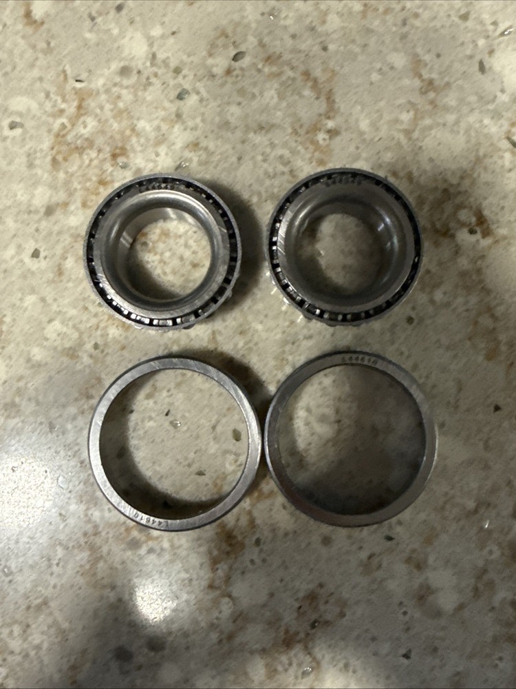 (2 SET) L44649/10 Tapered Roller Bearing Set 1-1/16″ Cone L44649 and Cup L44610