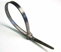 500 PCS 4″ 18 Lbs Black Wire Cord Nylon Cable Wire Tie Self Locking Zip Secure