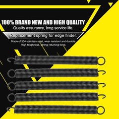 5pcs Wire Dia 0.6mm OD 4mm Long 50mm Tension & Extension Spring For Edge Finder