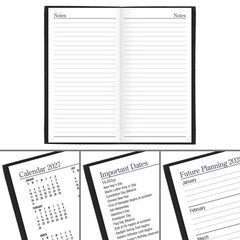 2026 At-A-Glance 72-02-05 Fine Diary Weekly Monthly Planner, 3 x 6″