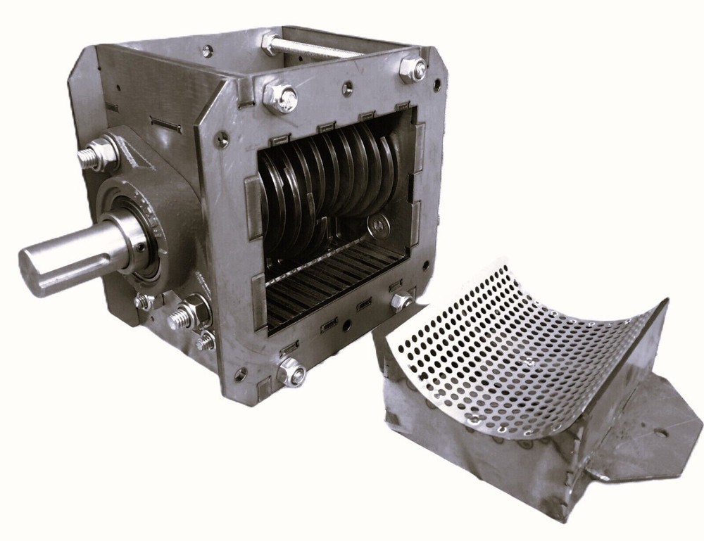 14 X 5MM BLADE BASIC SHREDDER – 3 ROTATION SHEAR BLADES – 6MM MESH