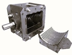 14 X 5MM BLADE BASIC SHREDDER – 3 ROTATION SHEAR BLADES – 6MM MESH