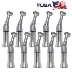 10 PCS NSK Style Dental Low Slow Speed Push Button 2.35mm Contra Angle E-type