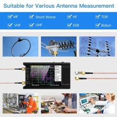 NanoVNA-H4 10KHz~1.5GHz Vector Network Analyzer Handheld TFT MF Antenna Analyzer