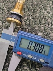 (QTY 12) TR618A 1-7/8 in Brass Clamp-in Valve Stems 90 PSI For 5/8-in Rim Hole