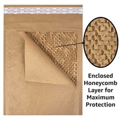 UOFFICE HoneyComb All Paper Padded Shipping Mailers 100 Count #2 – 8.5″ x 11″