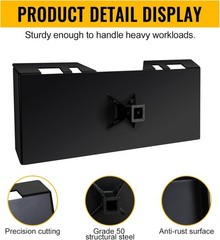 Heavy Duty 1/4″ Thick 3/8″ Top Bar Quick Tach Attachment Mount Plate