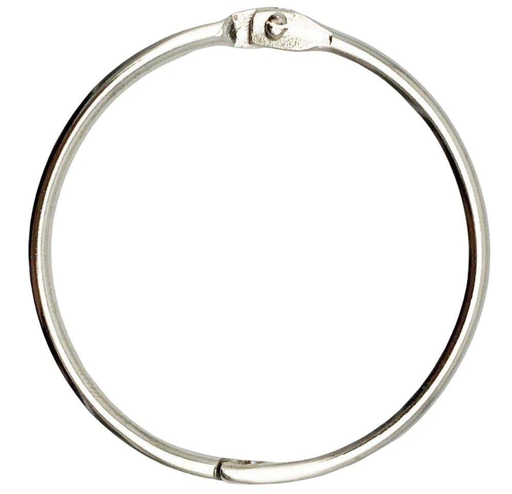 3 Inch (12 Pack) Loose Leaf Binder Book Rings, Heavy Duty Nickel Plated Steel