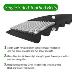 HTD Timing Belt 5M 5mm Pitch 25mm Wide CNC/ROBOTICS – Single Sided Toothed Belts