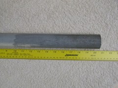 7075 T6511 ALUMINUM ROUND BAR, 1-3/4″ dia x 20-1/8″, LATHE STOCK, mfr by ALCOA