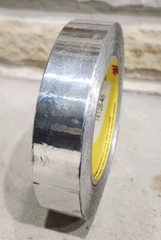 3M™ Aluminum Foil Tape 425, Silver, 1 in x 60 yd, 4.6 mil HVAC