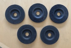 CGW Fast Cut Metal Steel Grinding Wheels 4-1/2” Type 27 A24 RBF Lot of 5 Unused