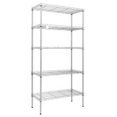 LEADZM 59″ 5 Tier Layer Shelf Steel Wire Shelving Storage shelf unit