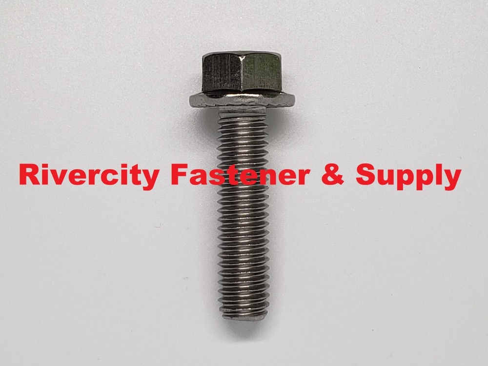 3/8-16×1-1/2 Flange Bolts 3/8×16 x 1-1/2″ Stainless Steel Screws 3/8-16 x 1-1/2