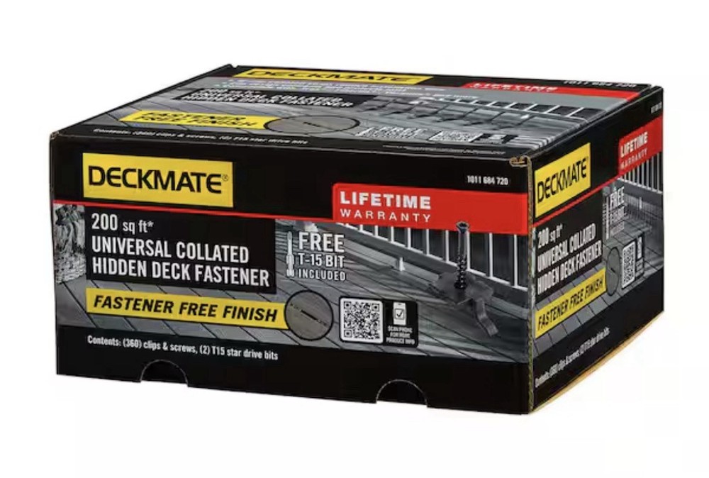 Deckmate Universal Collated Hidden Deck Fastener, 1011 684 720, New In Box