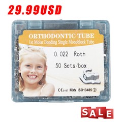 Dental Single 1st Molar Buccal Tube Roth 022 NonConvertible Monolock Y1
