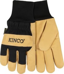 , 1928KW-L, Thermal Lined Grain Pigskin Leather Palm Work Glove with Knit Wri…