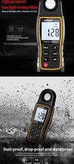 Digital Handheld Light Meter High Precision Luxmeter Illuminometer 200,000 LUX