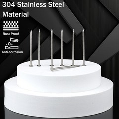 1-3/4 Inch 2 Pounds Roofing Nails 304 Stainless Steel Roofing Felt Nails Flat…