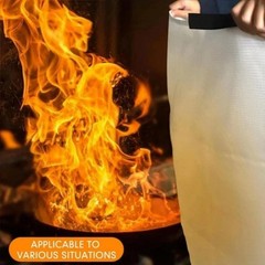 4 PACK FIRE BLANKET Fiberglass Hero 39”x39” Emergency Home Retardant Prepared