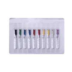 10Pc/Pack Dental Clinic High Quality Barbed Broaches Endodontic Steel Nerve 21mm