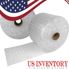 Buffer roll 1/2 perforated 12 bubble rolls large 12 width 75 feet, transparent