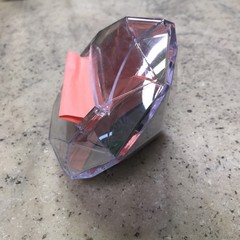 Post-it Pop-up Notes 3M Diamond Shape Dispenser for 3×3 Discontinued Rare Silver
