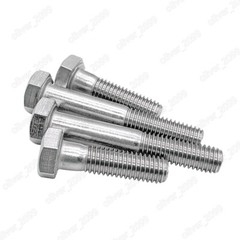 304 Stainless Steel Hexagon Head Bolts Partial Thread 1/4 5/16 3/8 7/16 1/2 5/8