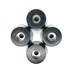 1 1/4″ Tall x 1 1/4 Dia Round Rubber Feet Heavy Duty Steel Washer Bumpers 4-12P