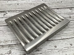 Stainless Wall Mount Drip Tray Grate Backsplash 5” x 6″ Draft Beer Kegerator Keg