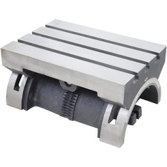 15-Inch Adjustable Angle Tiltable Worktable Cast Iron Milling Drilling Grinding