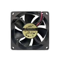 1PCS ADDA AD0824VB-A71GP 24V DC 0.38A 8025 8CM 2-Wire Cooling Fan