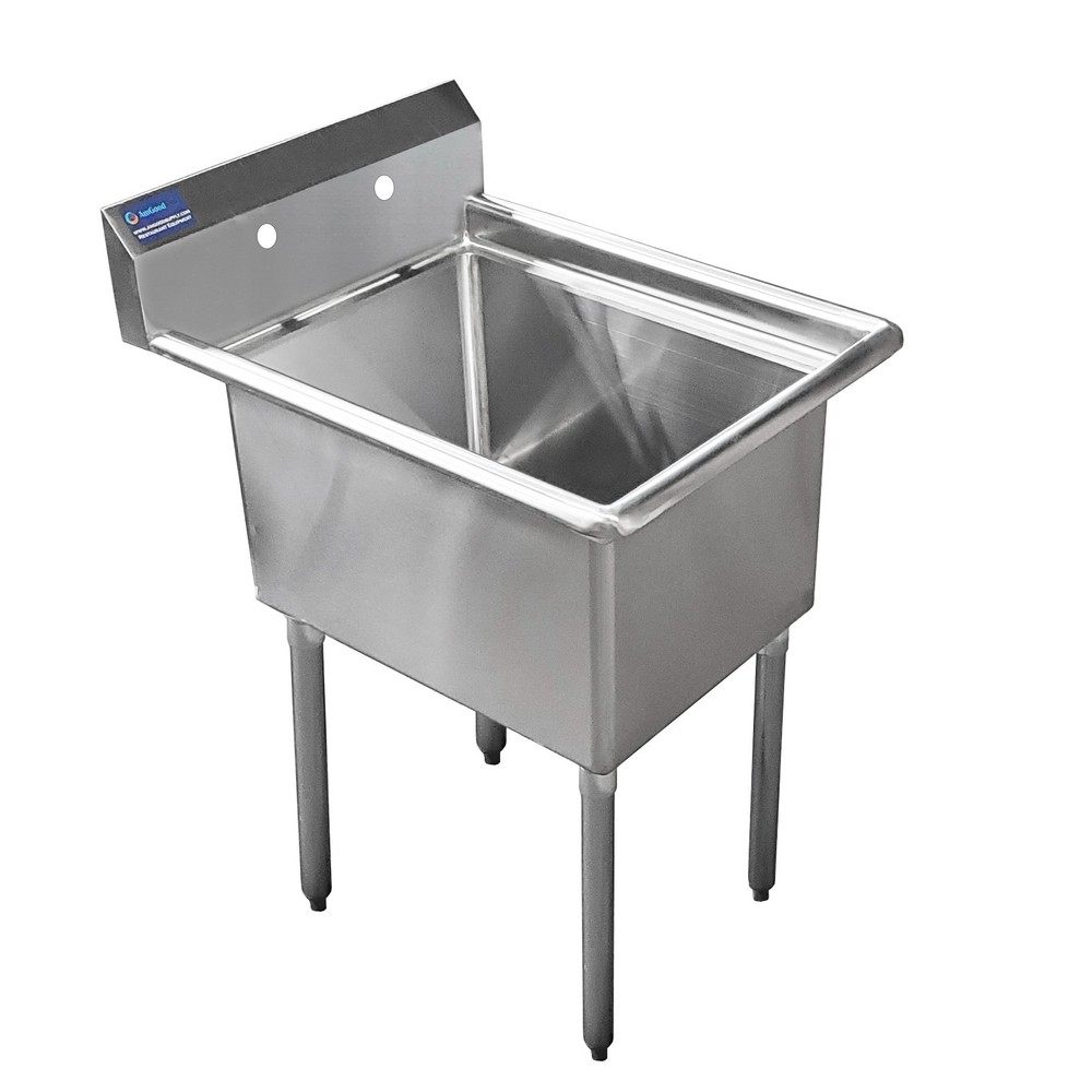 18 in. x 18.5 in. Stainless Steel Utility Sink.15 in. x 15 in. x 13 in. Bowl