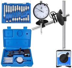Dial Indicator with Magnetic Base 0.001″Precision Gauge Test Indicator Point Set