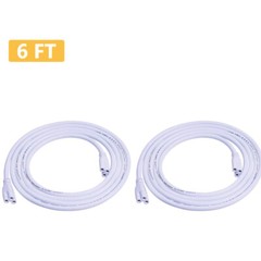 T5 T8 Double End Cable Wire Extension Cord For Integrated LED Bulbs 6 feet