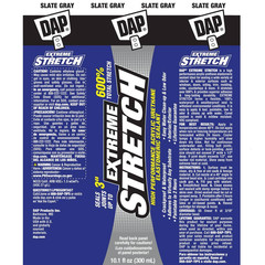 Extreme Stretch 10.1 Oz. Slate Gray Premium Crackproof Elastomeric Sealant (12-P