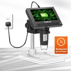 Elikliv Digital Microscope 1000X 4.3” LCD Jewelry Loupe Watch Coin Magnifier