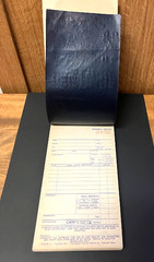 Vintage New England Business Services Duplicate Cash Receipt Book Carbon Paper