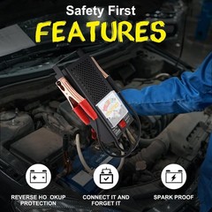 Car Battery Tester and Voltage Tester, Automotive Battery Load Checker 12V 10…