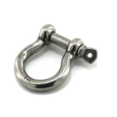 4Pcs 5/16 Clevis Pin D Ring Shackle Bow Anchor Stainlesssteel Heavy Duty Shackle