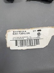 x15 Bussmann BK/HTB-42I-R Panel Mount Fuse Holder 250V (Bulk Lot)