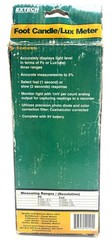 Extech 401025 Light Meter Foot Candle/Lux Meter (New In Box)