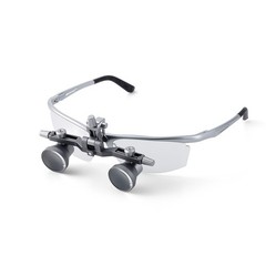 Dental Surgical 5W Medical 2.5X Ergo Binocular Loupes Flip-Up Glass Adjustable